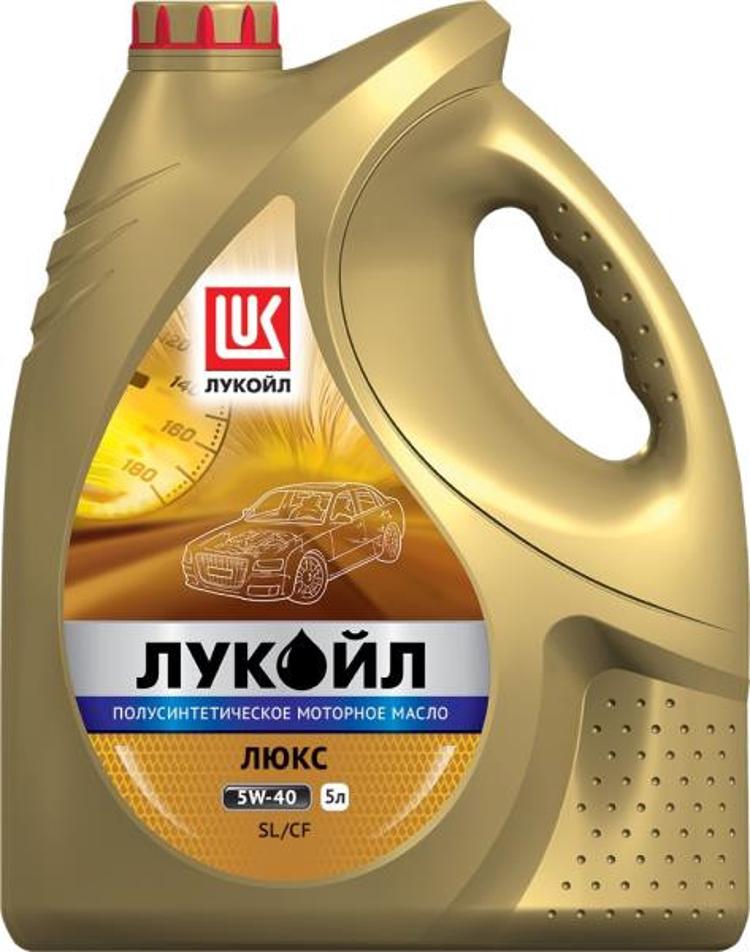 Масло моторное LUKOIL полусинтетическое ЛЮКС 5W-40 SL/CF 5л