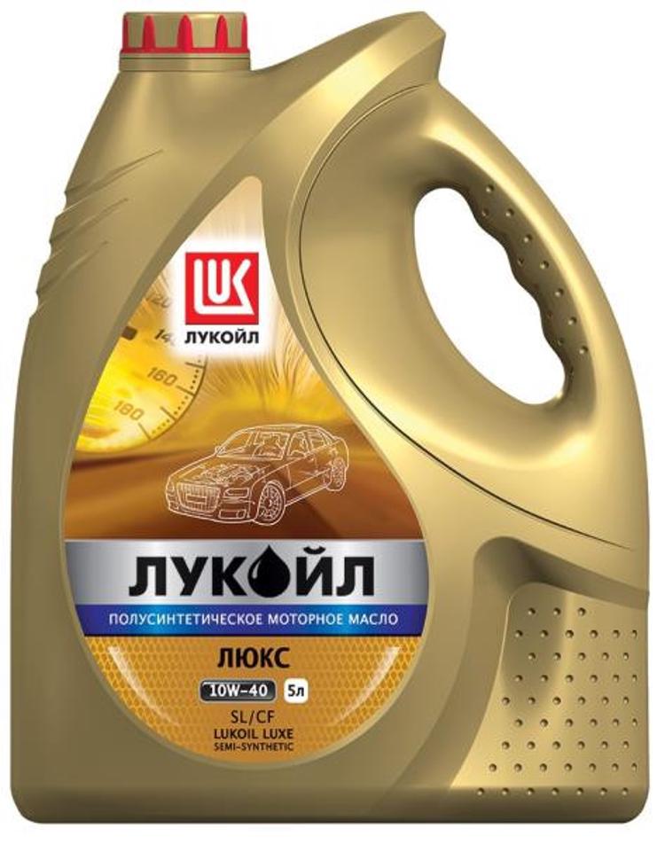 Масло моторное LUKOIL полусинтетическое ЛЮКС 10W-40 SL/CF 5л